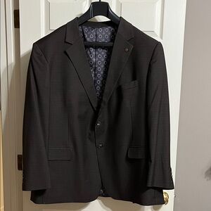 Elegant Dark Brown Men's Sport Coat